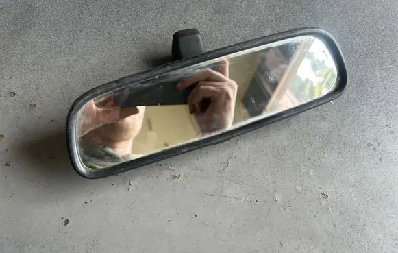 Audi A4 S4 B6 8E 8H Rear view mirror (interior) 020091 E1020091 E9010080