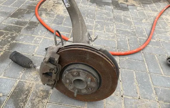 Jaguar XE Front wheel hub spindle knuckle GX733K185CB