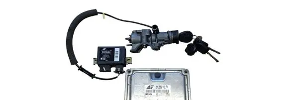 Engine ECU kit and lock set