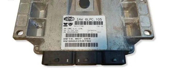Peugeot 207 CC Engine control unit/module ECU IAW6LPC105 9654596080 9662258780
