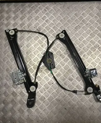 Sliding door window regulator with motor