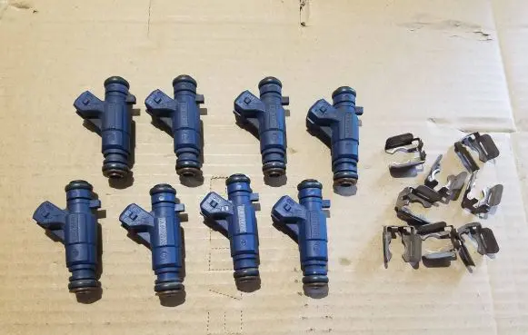 Porsche Cayenne (9PA) Fuel injectors set 0280156101