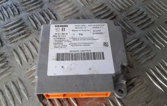 Peugeot 307 Airbag control unit/module 9650109480