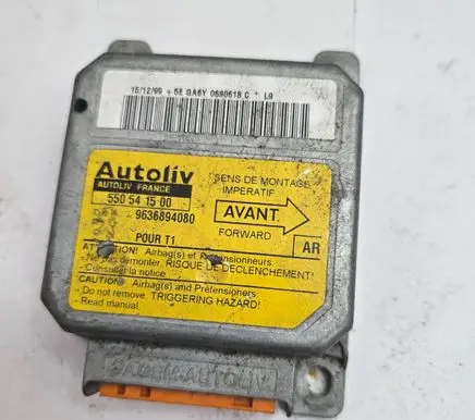 Peugeot 206 Airbag control unit/module 9636894080 550541500