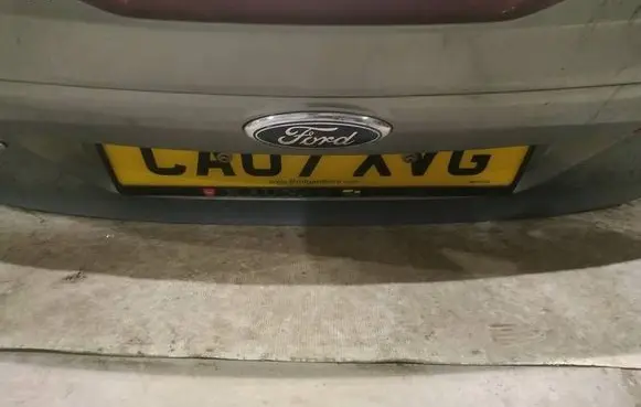 Ford Mondeo MK IV Trunk door license plate light bar 