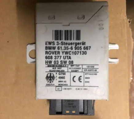 BMW 5 E60 E61 Immobilizer control unit/module YWC107130 61356905667 608377U1A