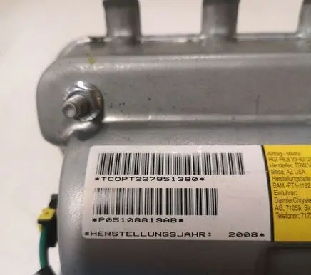Chrysler Grand Voyager V Passenger airbag P05108819AB