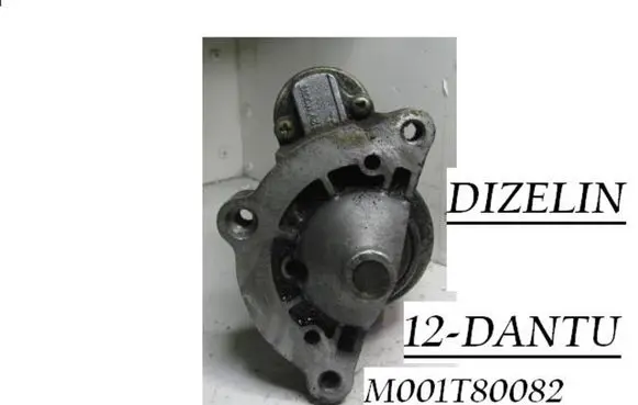 Peugeot Partner Starter motor M001T80082