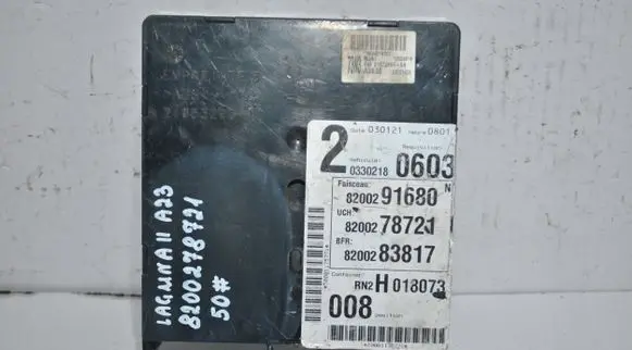 Renault Laguna II Fuse box set 8200278721