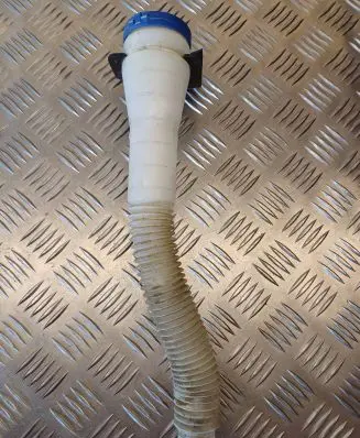Peugeot 307 Window washer liquid tank fill tube 9656581880