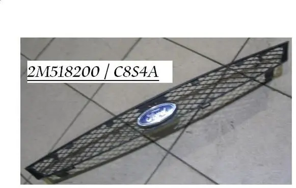 Front bumper upper radiator grill