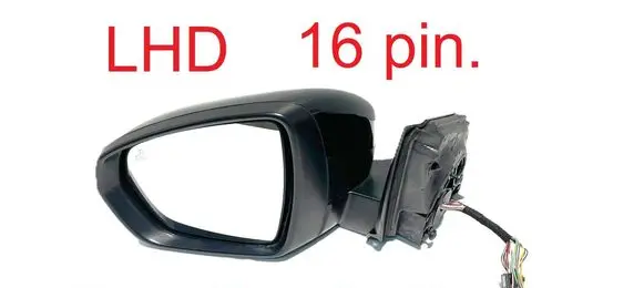 Front door electric wing mirror