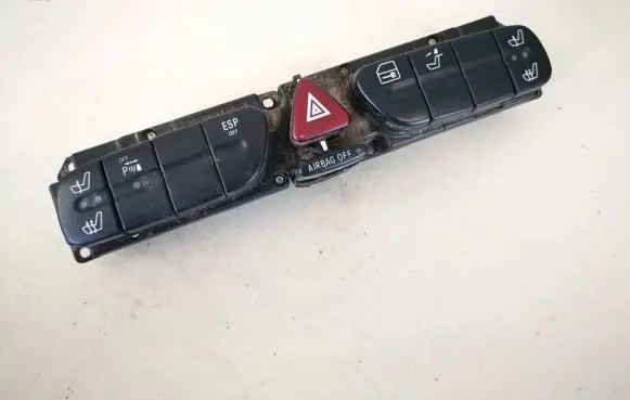 Mercedes-Benz CLK A209 C209 Hazard light switch 2038215558