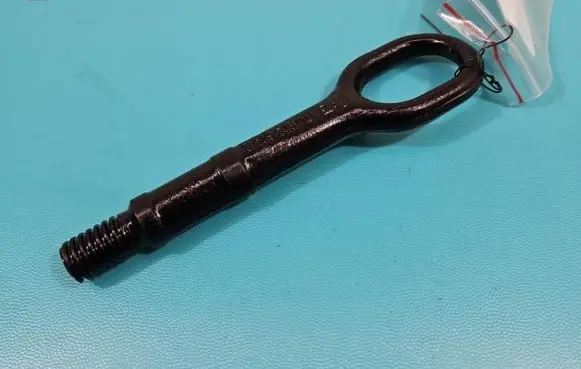 Towing hook eye