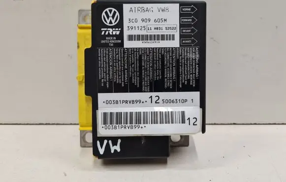 Volkswagen PASSAT B6 Airbag control unit/module 3C0909605M 391125