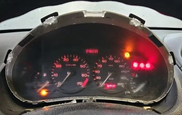 Peugeot 206 Speedometer (instrument cluster) 9634961180 IMPRK1553417