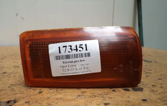 Opel Corsa A Front indicator light