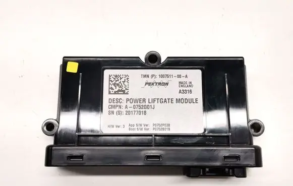 Tailgate/trunk control unit/module