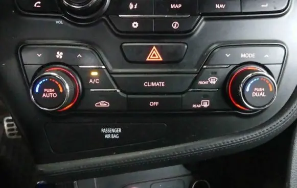 Climate control/heater control trim