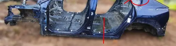Toyota bZ4X Rear quarter panel