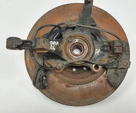 Opel Corsa D Front wheel hub spindle knuckle 55703155