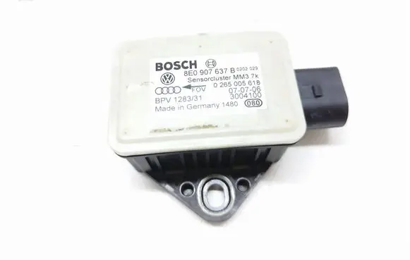 Audi A6 S6 C6 4F ESP acceleration yaw rate sensor 8E0907637B 0265005618 3004100