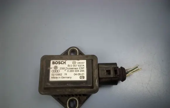 Audi A6 S6 C5 4B ESP acceleration yaw rate sensor 8E0907637A 0265005245