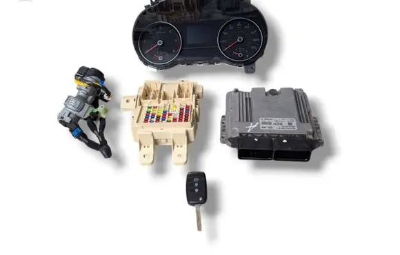 KIA Sportage Engine ECU kit and lock set 0281032614 39150-2A380