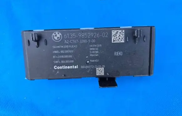 BMW 5 G30 G31 G38 Tailgate/trunk control unit/module 9852926 A2C7673280900