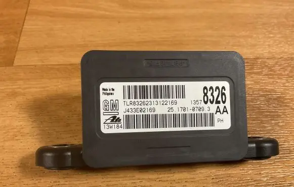 Opel Insignia A ESP acceleration yaw rate sensor 13578326 25170107093