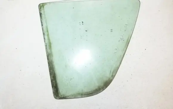 Rear vent window glass