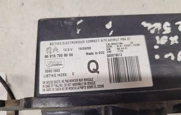 Citroen C5 Light module LCM 968157558000 Q00018512 89901883
