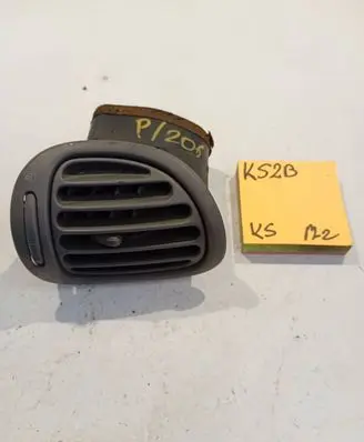 Peugeot 206 Dash center air vent grill 9632184377