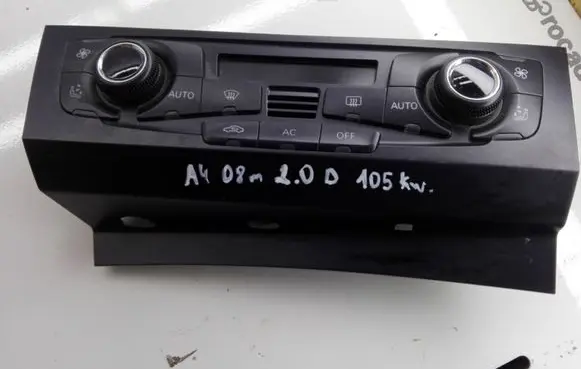 Audi A4 S4 B8 8K Climate control unit 8T2820043S A2C53307437
