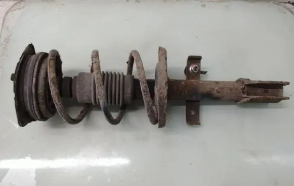 Renault Modus Front shock absorber with coil spring 