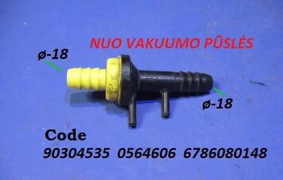 Opel Tigra A Vacuum line/pipe/hose 90304535 0564606 6786080148