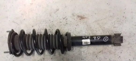 Peugeot 407 Front shock absorber with coil spring