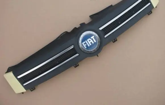 Fiat Panda II Front bumper upper radiator grill 735353899 C391
