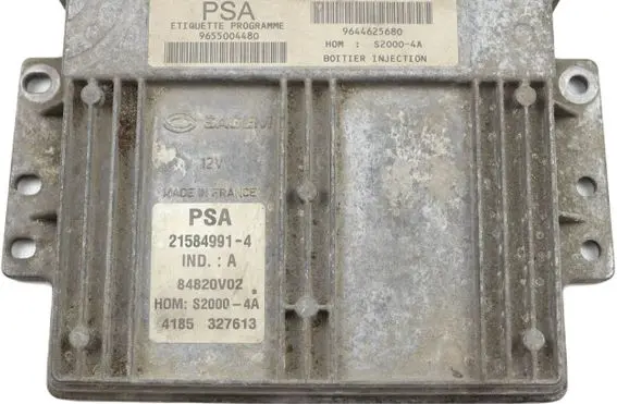 Peugeot 206 Engine control unit/module 9655004480 9644625680