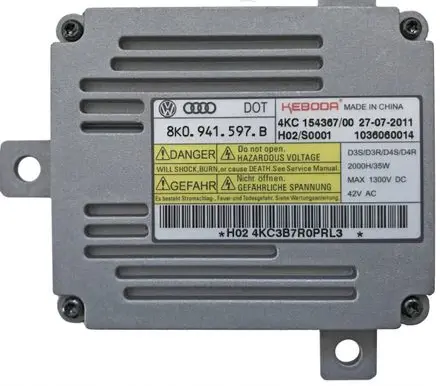 Audi A4 S4 B8 8K Headlight ballast module Xenon 8K0941597B