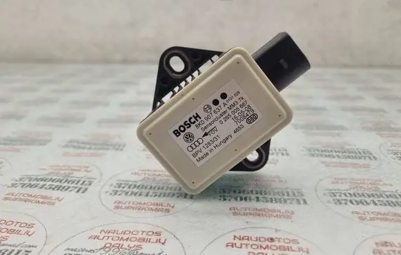Audi A4 S4 B8 8K ESP acceleration yaw rate sensor 8K0907637A