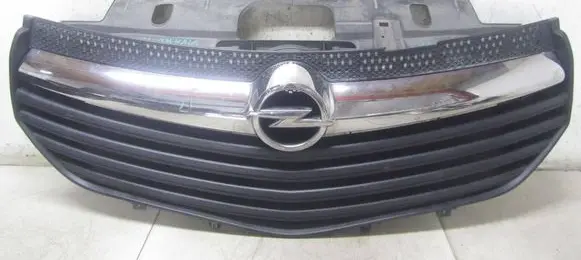 Opel Vivaro Front bumper upper radiator grill 93452300