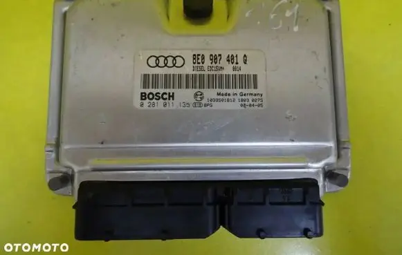 Audi A4 S4 B6 8E 8H Engine control unit/module 8E0907401Q 0281011135