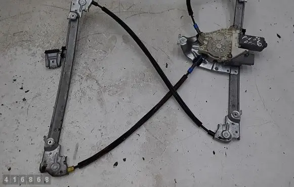 Peugeot 607 Rear door window regulator with motor 9650734880