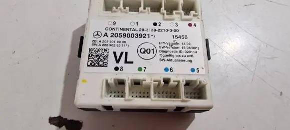 Mercedes-Benz C W205 Door control unit/module A2059003921 A2229025311 A2059019906