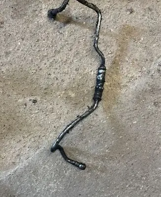 Opel Frontera B Turbo turbocharger oiling pipe/hose
