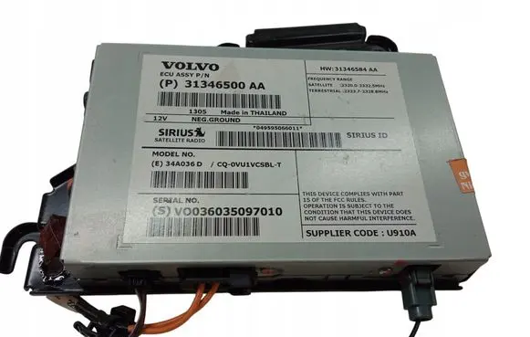 Volvo XC90 Other control units/modules 31346500