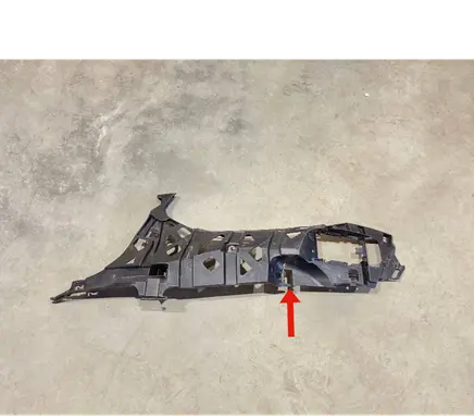 BMW iX3 G08 Front bumper mounting bracket 51118498653 8498653