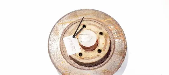 Renault Kangoo II Rear brake disc neventiliuojamas