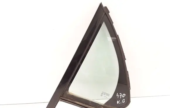 Jaguar XJ X350 Rear vent window glass 43R001026 DOT27 AS2
